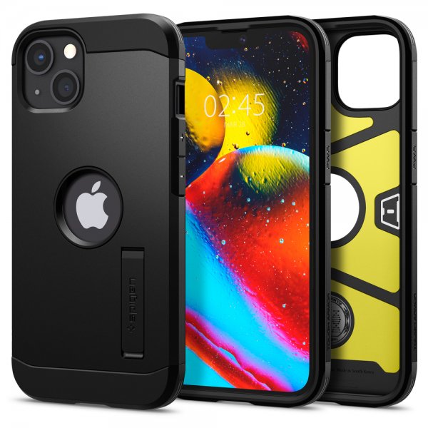 Spigen iPhone 13 Mini Deksel Tough Armor Svart