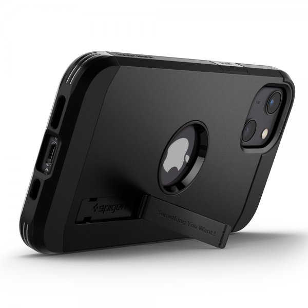 Spigen iPhone 13 Mini Deksel Tough Armor Svart