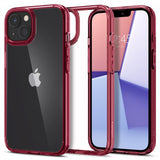 Spigen iPhone 13 Mini Deksel Ultra Hybrid Red Crystal