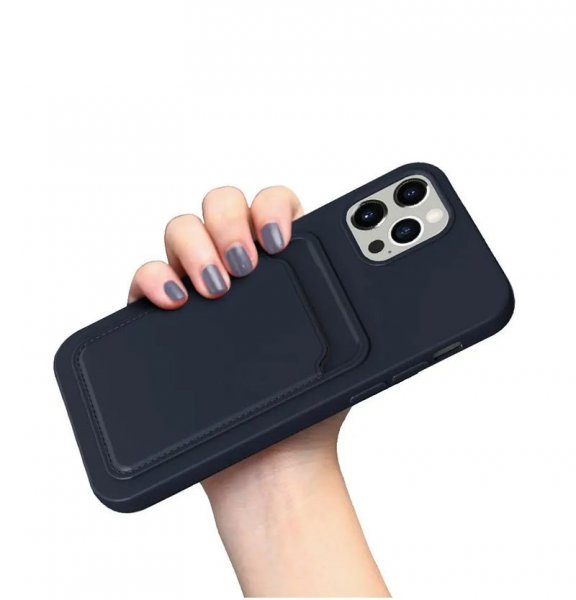 iPhone 13 Deksel Kortholder Blå