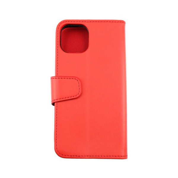 Rvelon iPhone 13 Etui Utbrettbar Kortlomme Rød