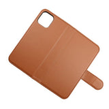 Rvelon iPhone 13 Etui Detachable Wallet Case Brun