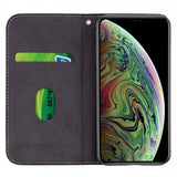 iPhone 13 Pro Etui Krokodillemønster Glitter Flip Oransje