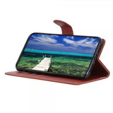 Nordic Covers iPhone 13 Pro Etui Litchi Brun