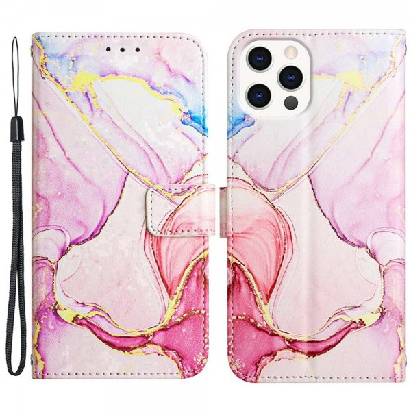 iPhone 13 Pro Etui Marmor Rosegull
