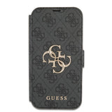 Guess iPhone 13 Pro Etui Metal Logo Grå
