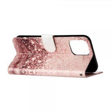 iPhone 13 Pro Etui Motiv Rosa Glitter