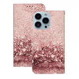 iPhone 13 Pro Etui Motiv Rosa Glitter