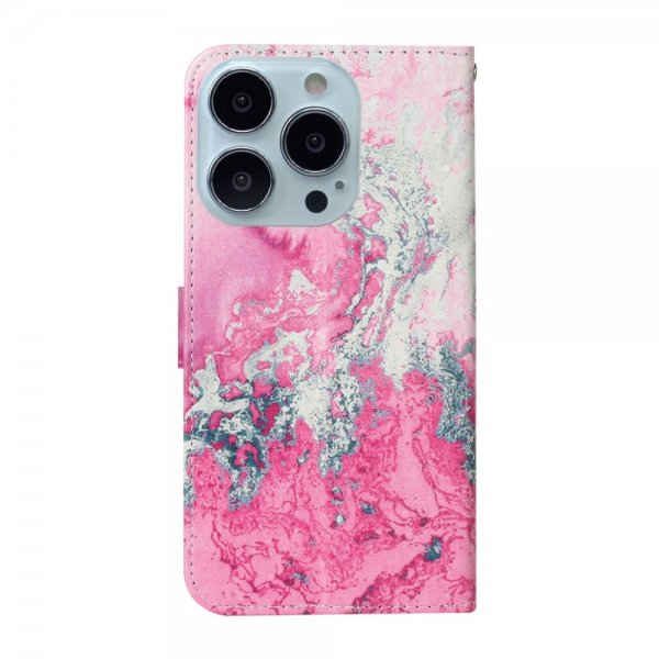 iPhone 13 Pro Etui Motiv Rosa Sten