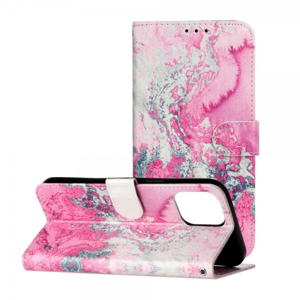 iPhone 13 Pro Etui Motiv Rosa Sten