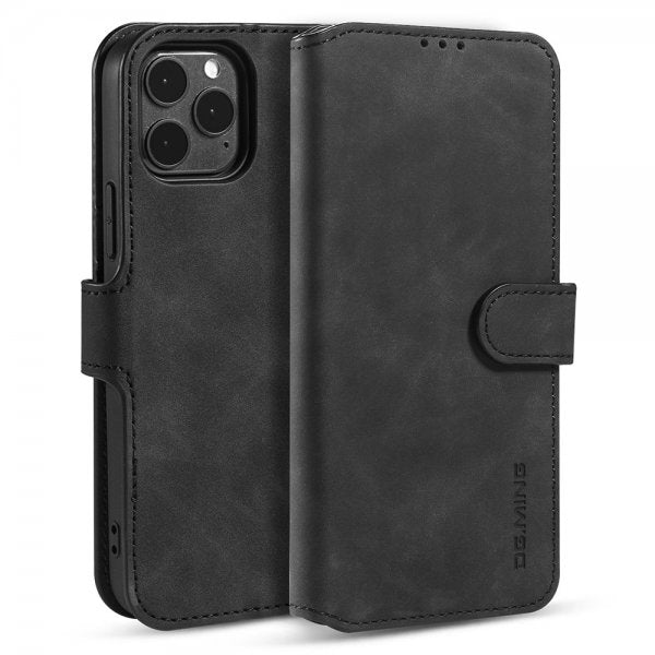 Dg.Ming iPhone 13 Pro Etui Retro Svart