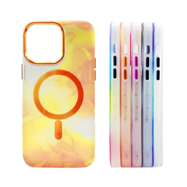 iPhone 13 Pro Deksel Mønster Oransje