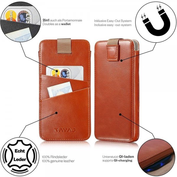 Kavaj iPhone 13 Pro Max Etui Miami Brun