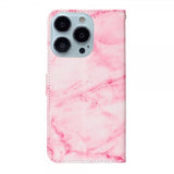 iPhone 13 Pro Max Etui Motiv Rosa Marmor