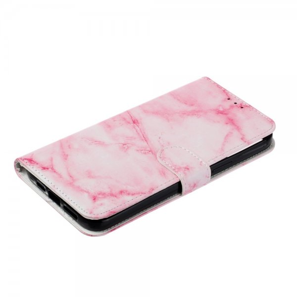 iPhone 13 Pro Max Etui Motiv Rosa Marmor