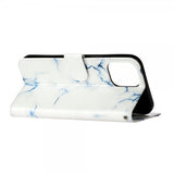 iPhone 13 Pro Max Etui Motiv Vit Marmor