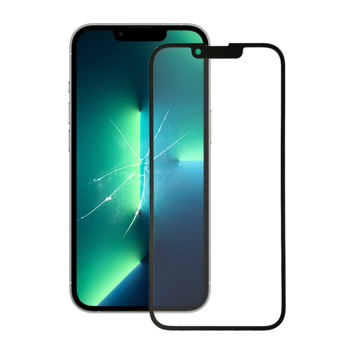 iPhone 13 Pro Max glasskjerm med OCA-film