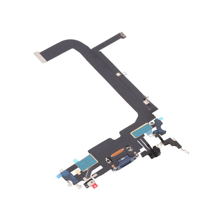 iPhone 13 Pro Max ladekontakt med flekskabel original - Blå