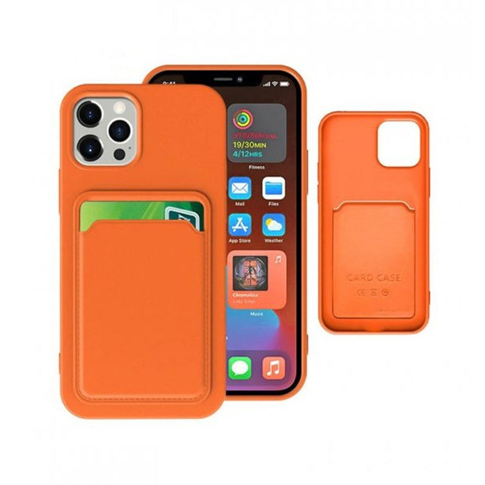 iPhone 13 Pro Max Deksel Kortholder Oransje