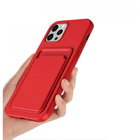 iPhone 13 Pro Max Deksel Kortholder Rød