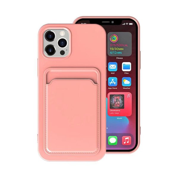 iPhone 13 Pro Max Deksel Kortholder Rosa