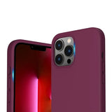 Rvelon iPhone 13 Pro Max Deksel Silikon Rød