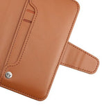 Rvelon iPhone 13 Pro Max Etui Utbrettbar Kortlomme Brun