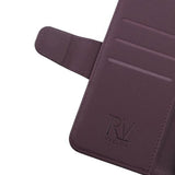 Rvelon iPhone 13 Pro Max Etui Utbrettbar Kortlomme Lilla