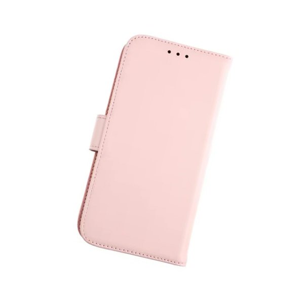 Rvelon iPhone 13 Pro Max Etui Ekte Skinn Rosa