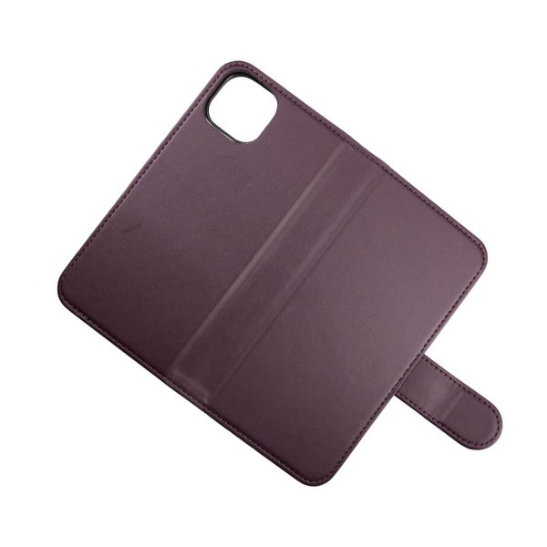 Rvelon iPhone 13 Pro Max Etui Detachable Wallet Case Lilla