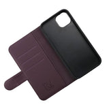 Rvelon iPhone 13 Pro Max Etui Detachable Wallet Case Lilla
