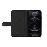 Rvelon iPhone 13 Pro Max Etui Detachable Wallet Case Svart