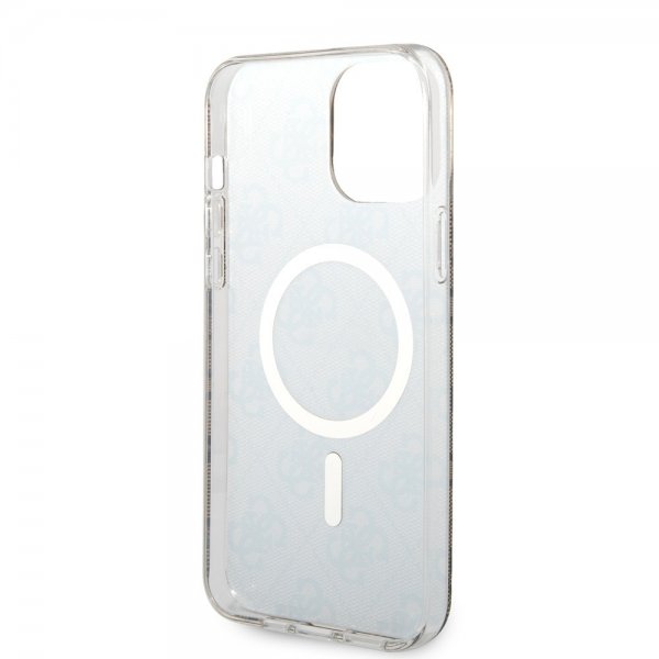 Guess iPhone 13 Pro Max Deksel 4G Pattern MagSafe Brun