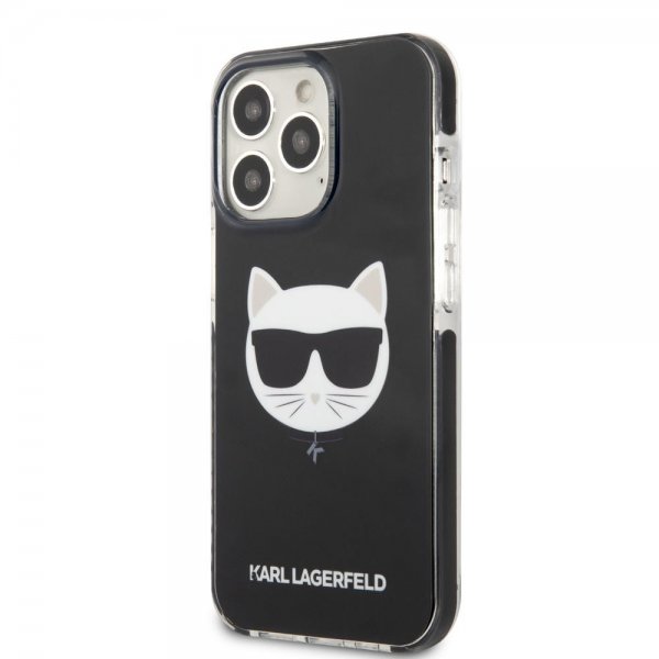 Karl Lagerfeld iPhone 13 Pro Max Deksel Choupette Svart