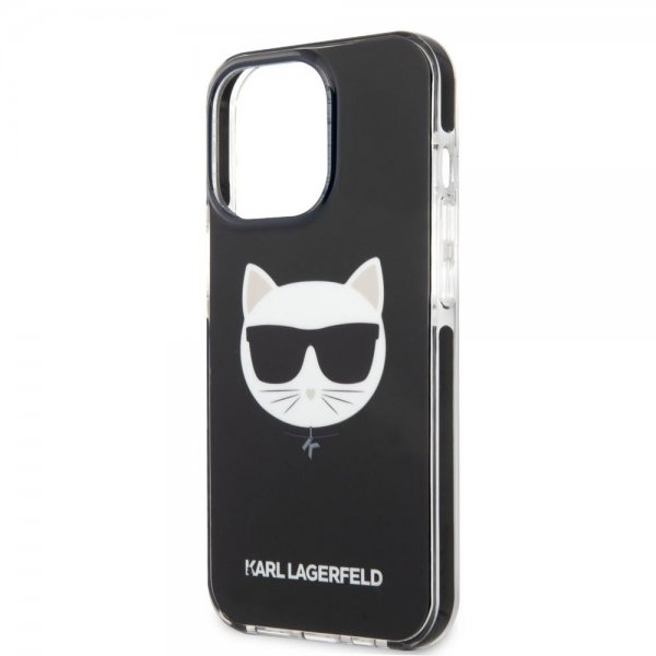 Karl Lagerfeld iPhone 13 Pro Max Deksel Choupette Svart