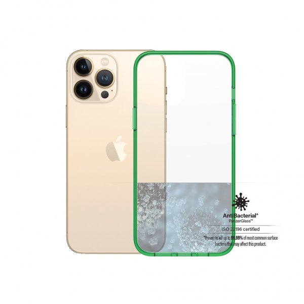 PanzerGlass iPhone 13 Pro Max Deksel ClearCase Color Lime