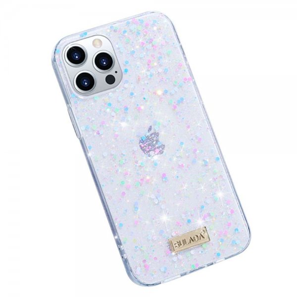 Sulada iPhone 13 Pro Max Deksel Colorful Series Hvit