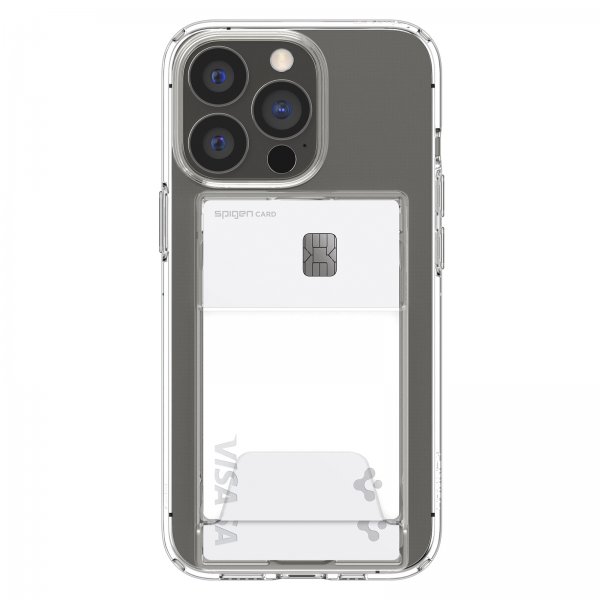Spigen iPhone 13 Pro Max Deksel Crystal Slot Dual Crystal Clear