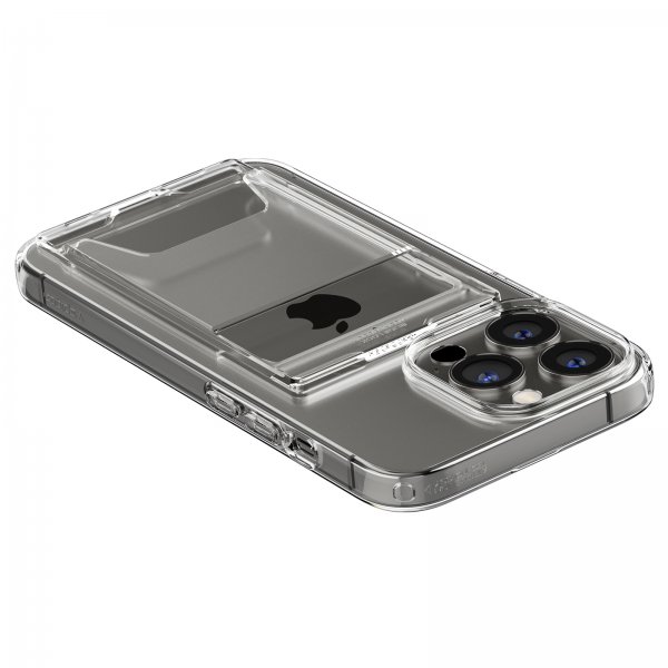 Spigen iPhone 13 Pro Max Deksel Crystal Slot Dual Crystal Clear