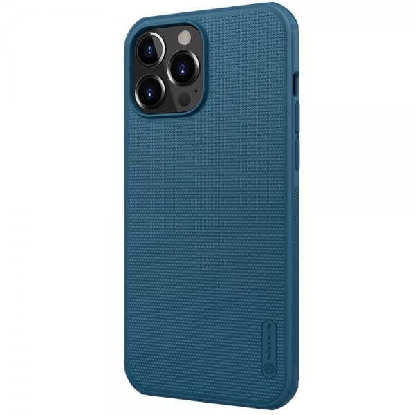 Nillkin iPhone 13 Pro Max Deksel Frosted Shield Blå
