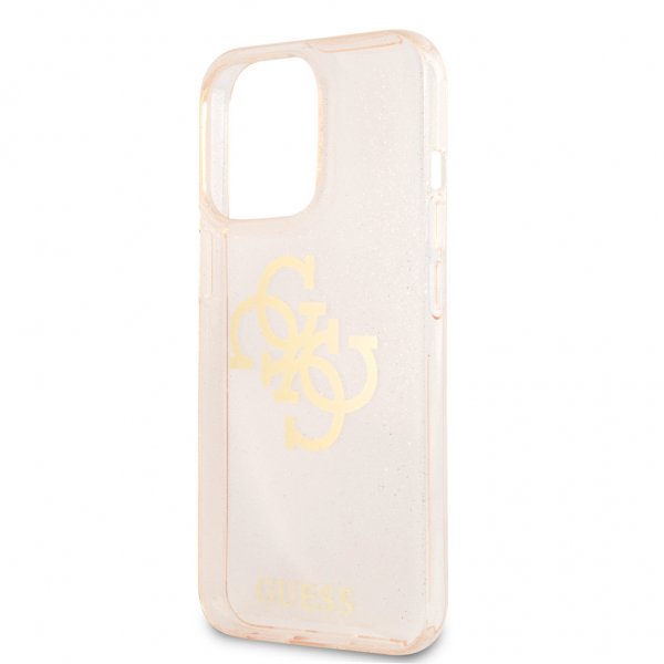 Guess iPhone 13 Pro Max Deksel Full Glitter Gull