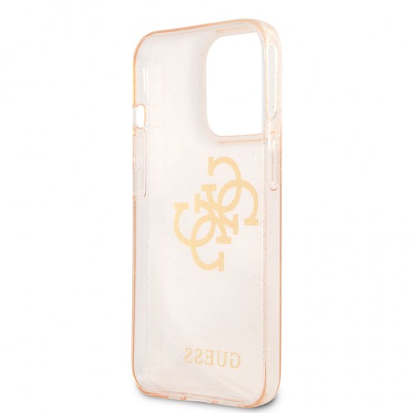 Guess iPhone 13 Pro Max Deksel Full Glitter Gull