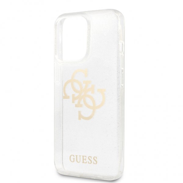 Guess iPhone 13 Pro Max Deksel Full Glitter Transparent