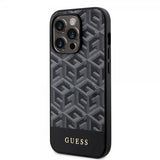 Guess iPhone 13 Pro Max Deksel G Cube MagSafe Svart