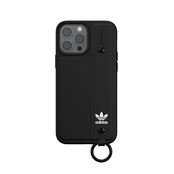 Adidas iPhone 13 Pro Max Deksel Håndstropp Etui Svart