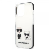 Karl Lagerfeld iPhone 13 Pro Max Deksel Karl & Choupette Hvit