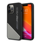 AMG iPhone 13 Pro Max Deksel Liquid Silicone Two Tone Grå