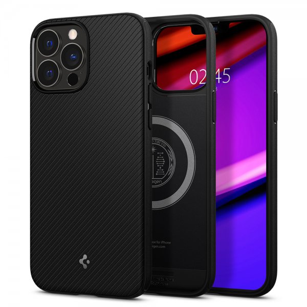 Spigen iPhone 13 Pro Max Deksel Mag Armor Matte Black
