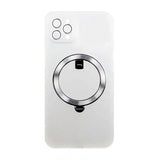 Rvelon iPhone 13 Pro Max Deksel Roterbart Stativ Hvit
