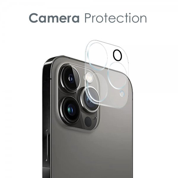 Northjo iPhone 13 Pro Max Deksel med Skjermbeskytter og Kamerabeskytter 3-i-1